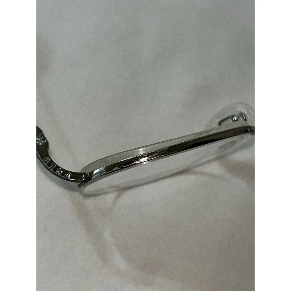 Polo Ralph Lauren Eyeglasses Frame 1003 9015 Unisex Silver Half Rim 49-19-135